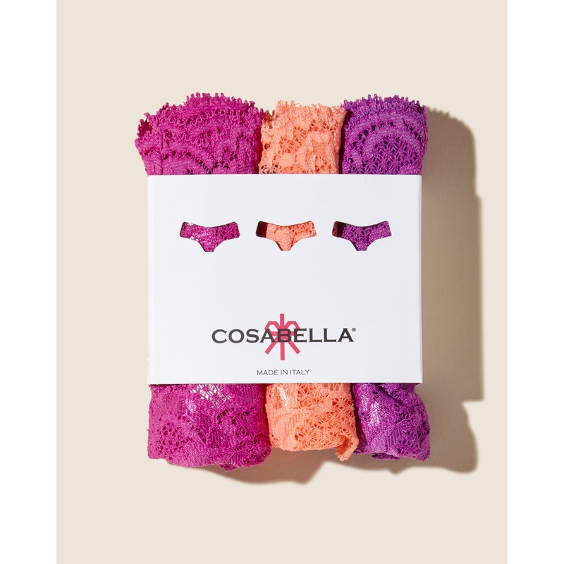 3Er-Pack Lr Tanga Cyclamen Cape Fuchsia Coral Breeze Einheitsgre