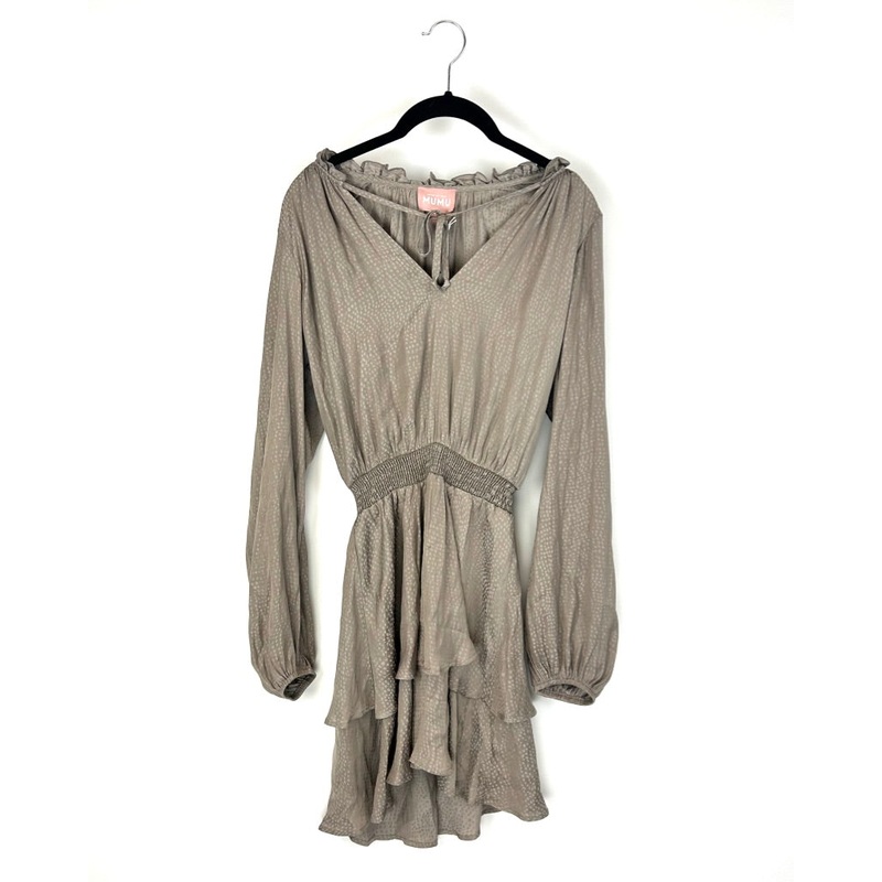 Gray Long Sleeve Dress – Small