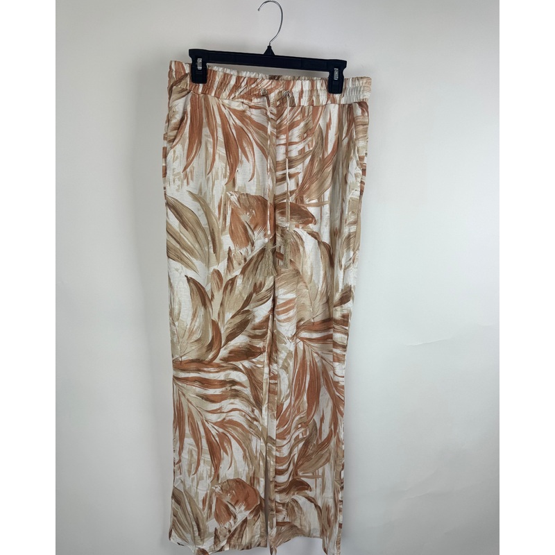 Light Brown Abstract Tassel Pants – Size 6/8