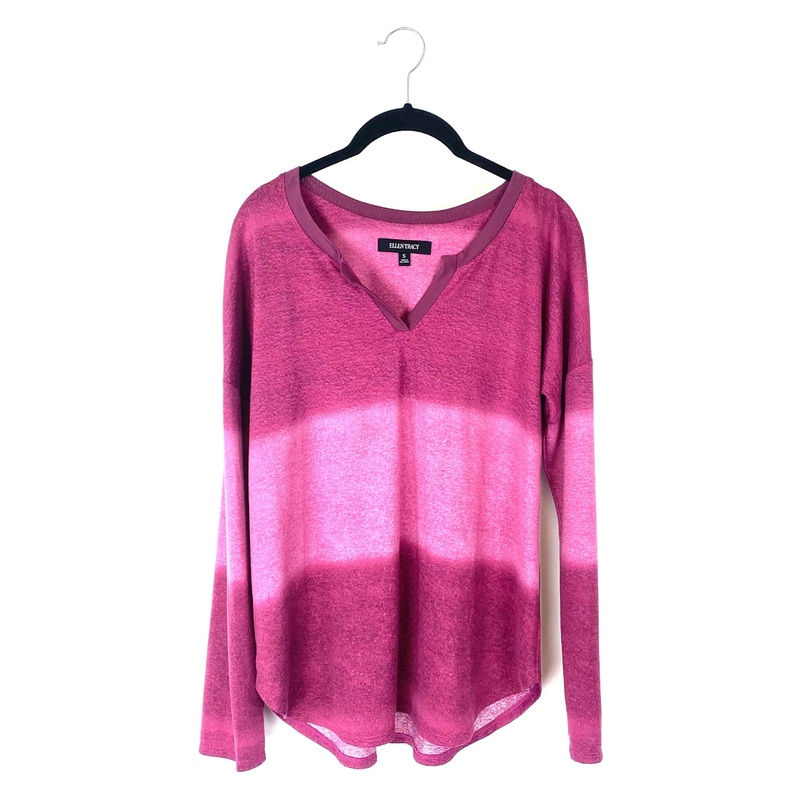 Pink Long Sleeve Top – Small