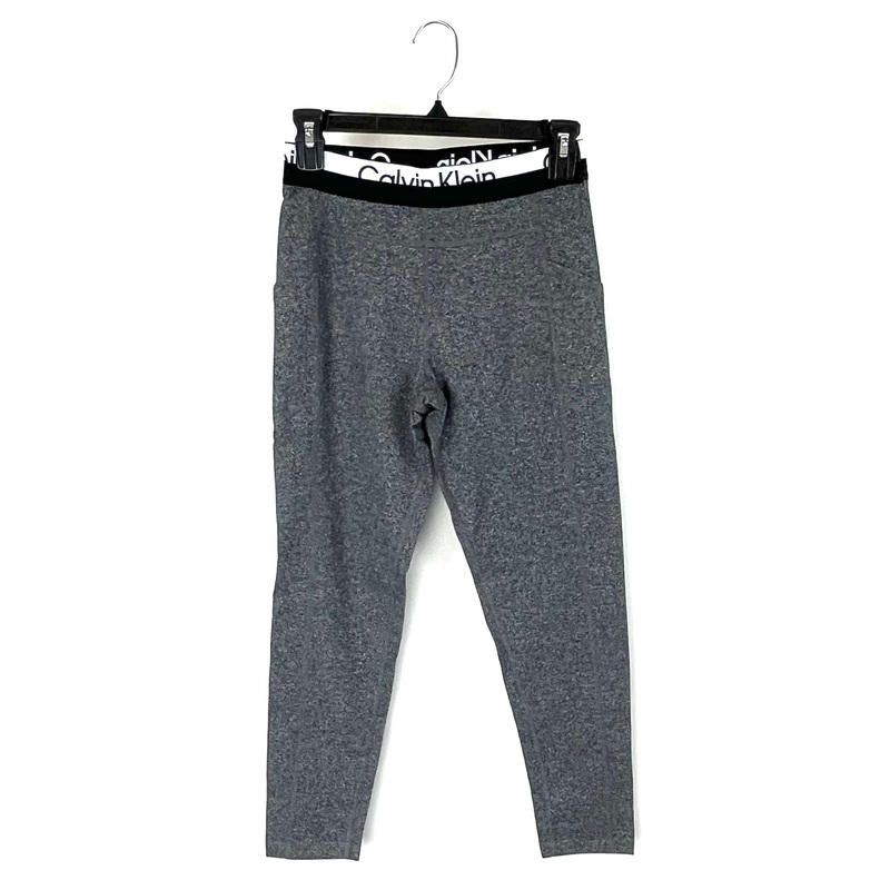 Grey Activewear Leggings with Pockets – Small