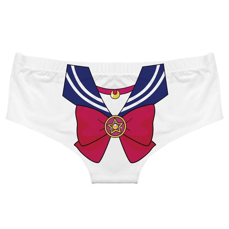 Sailor Suit Print Panty One Size