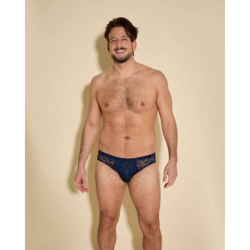 Slip Confort Micro Nocturnal Blue S