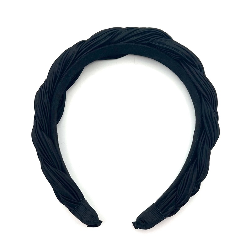 Black Braided Headband