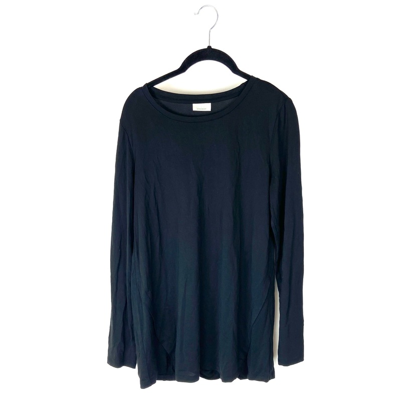 Black Long Sleeve Shirt- Size 6-8