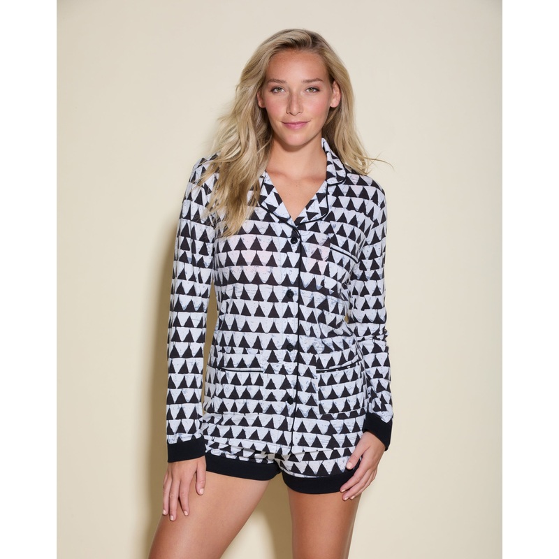 Ensemble Pyjama Haut  Manches Longues Et Boxer 3 Poches Jazzy Jeff XS