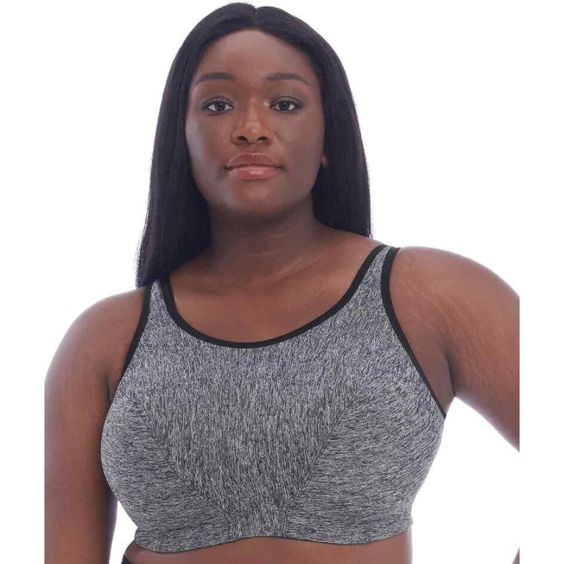 Goddess Sport Wirefree Sports Bra – Pewter Heather 34C