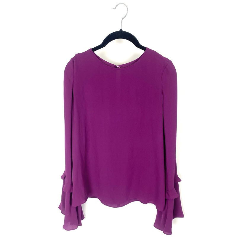 Purple Long Sleeve Blouse – Extra Small