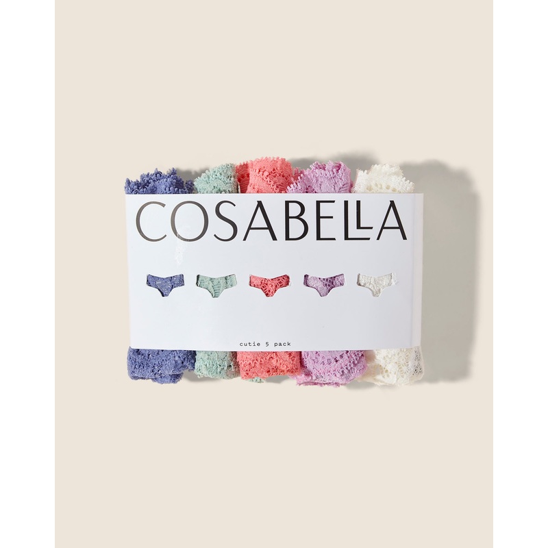 Tanga Cutie, 5Er-Pack Venetian Dusk Verde Umbria Neela Flower Moon Ivory Einheitsgre