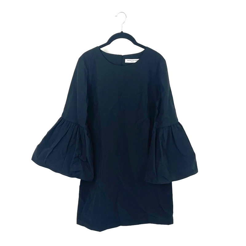 Black Flare Sleeve Dress – Small