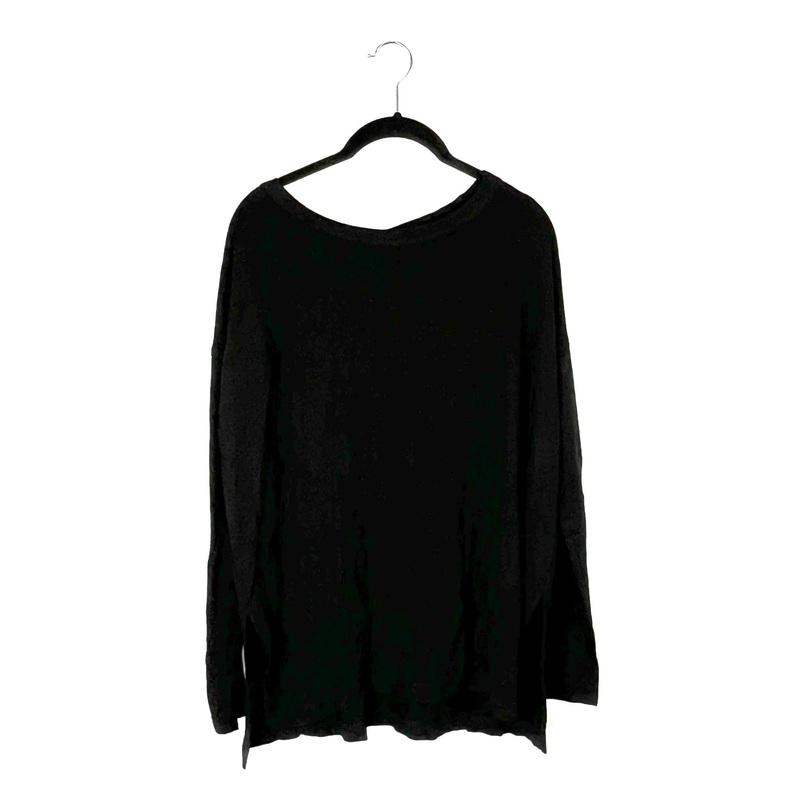 Black Long Sleeve Lounge Top – Size 6-8