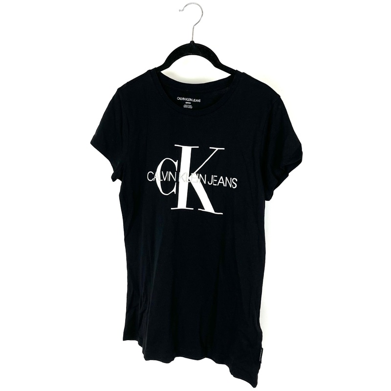 Black Sparkly Logo Short Sleeve Shirt – Small