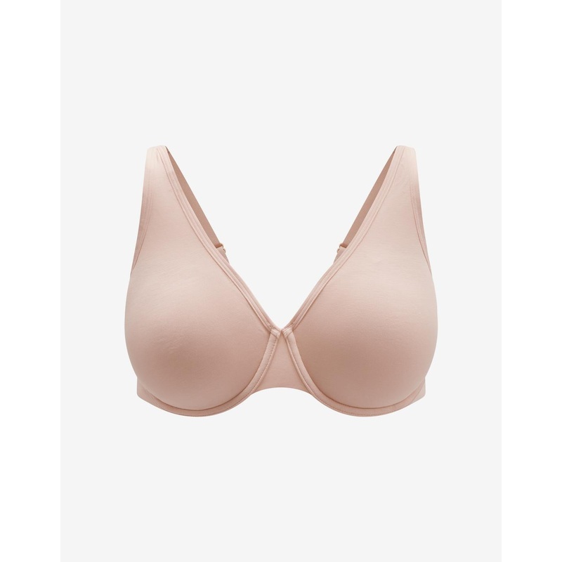 Organic Cloud Cotton Perfect Coverage Bra rose-dust 32B