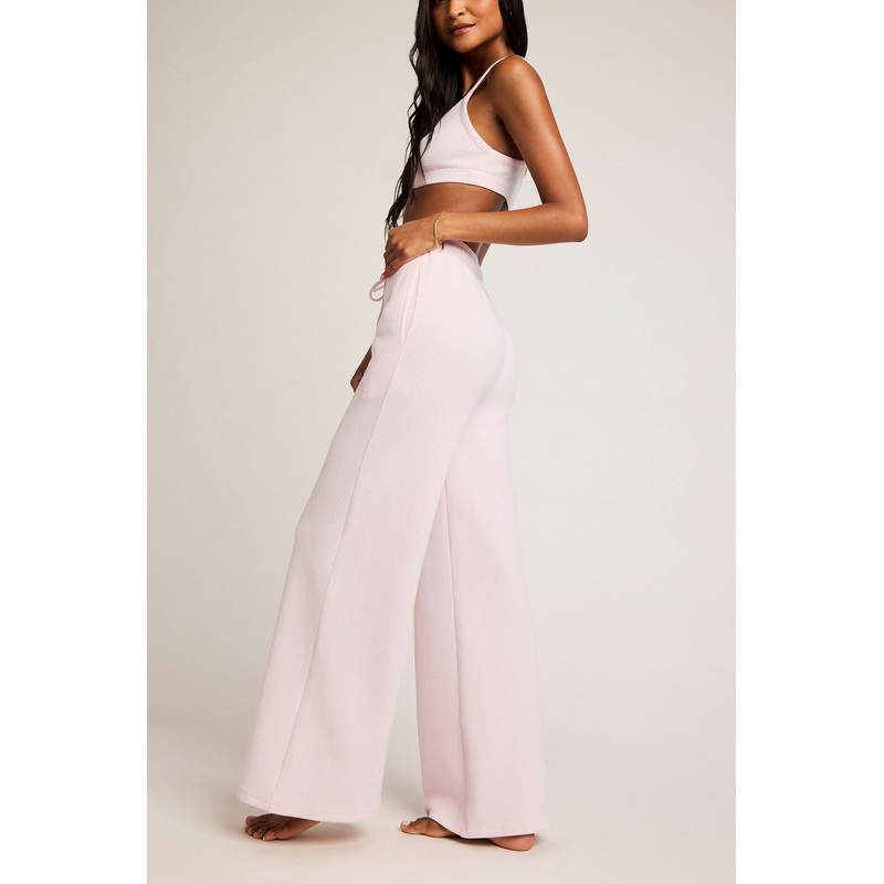 Waffle Knit Track Pant in Puff XS Puff Single