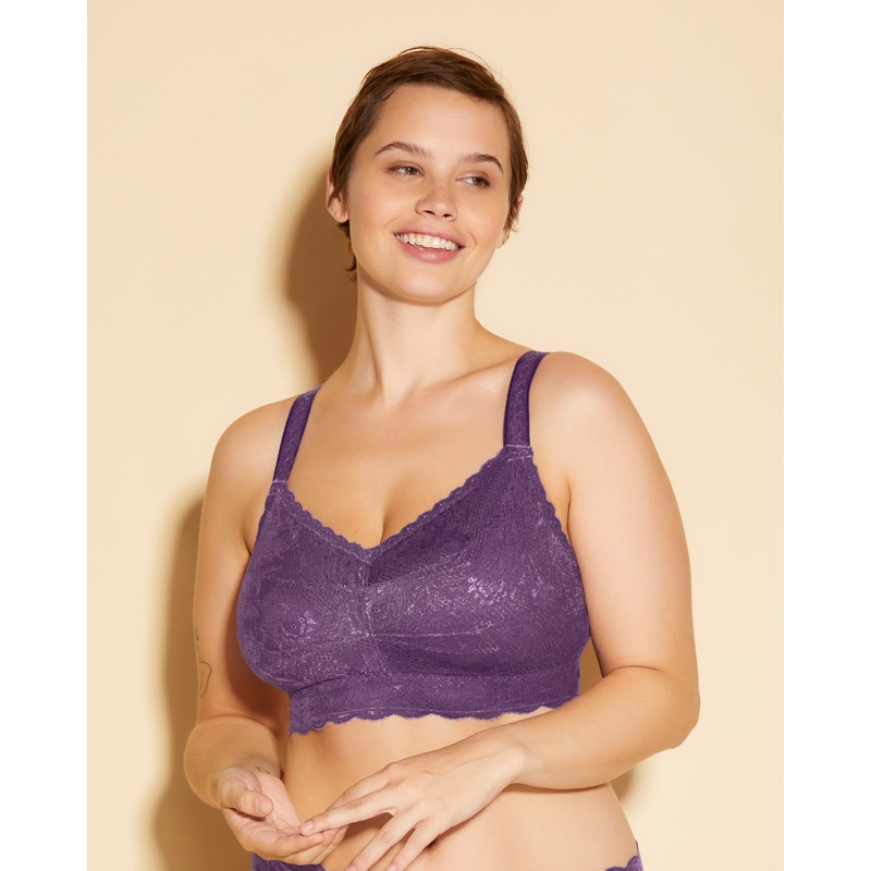 Super Curvy Sweetie Bralette Zaadi Purple XS