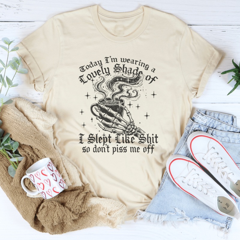 Today Im Wearing A Lovely Shade Of Tee Black Heather S