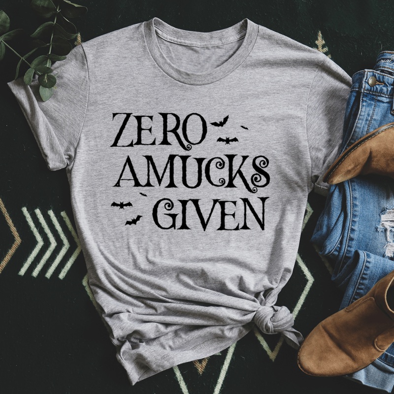 Zero Amucks Given Tee Athletic Heather S