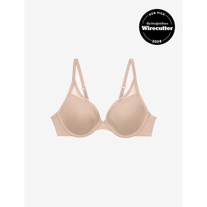 24/7 Classic Uplift Plunge Bra taupe 32A