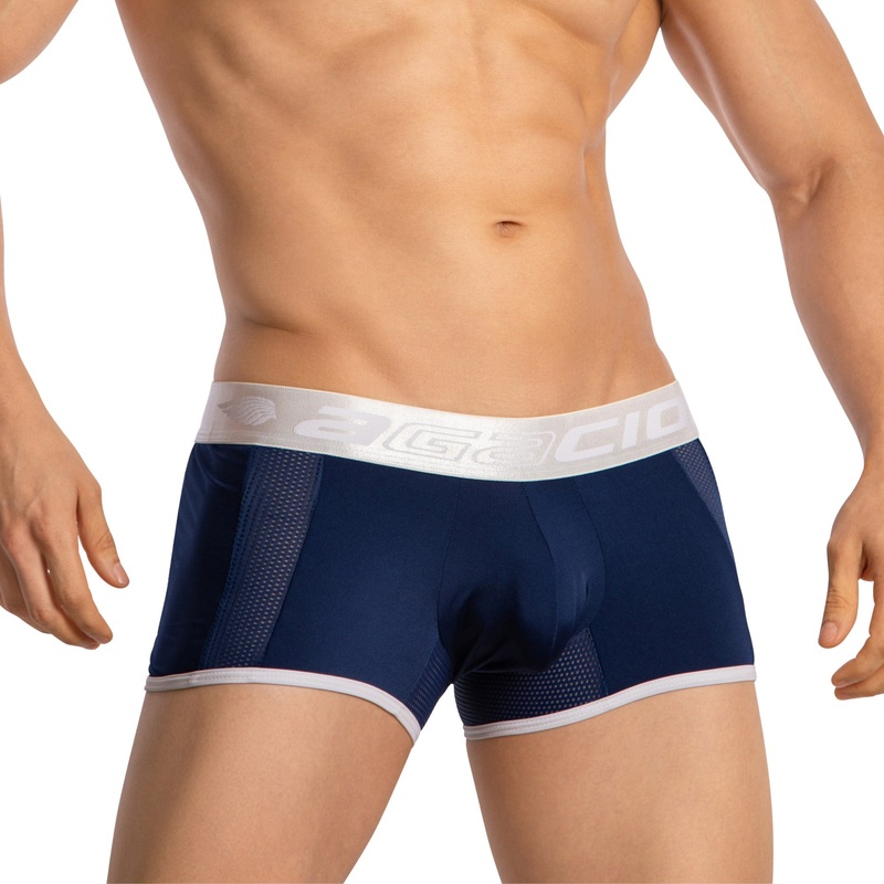 Agacio Boxer Sheer Trunks AGG086 S Black
