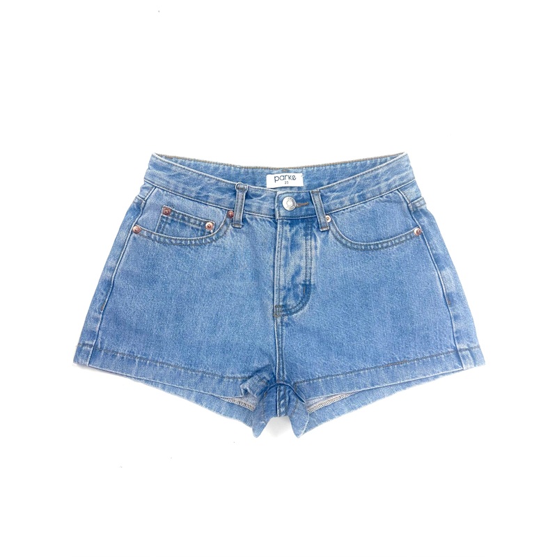 Classic Blue Denim Mini Shorts – Size 23 Size 23 Waist