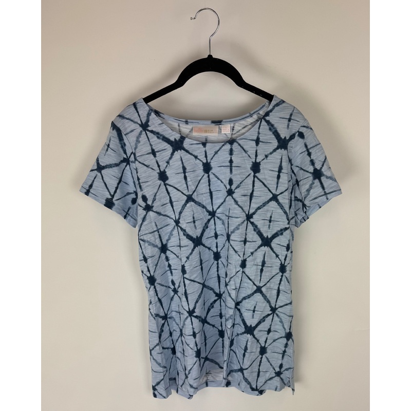 Dark Blue Tie Dye Top