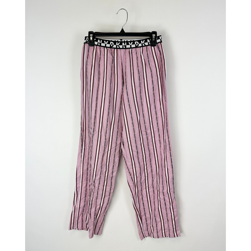 Multi Color Logo Striped Pajama Pants – Small