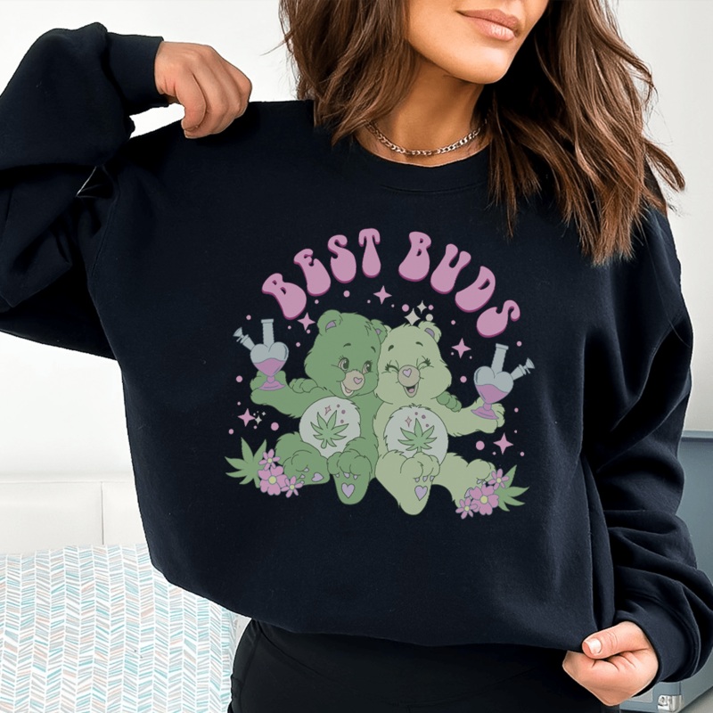 Best Buds Sweatshirt Black S