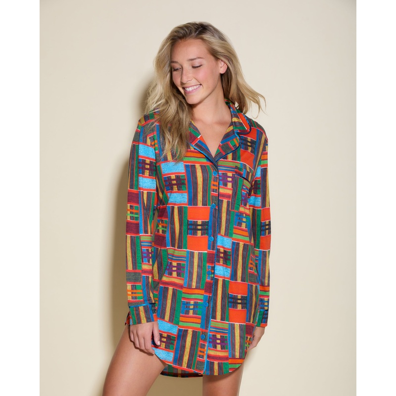 Camisn Estampado Kente XS
