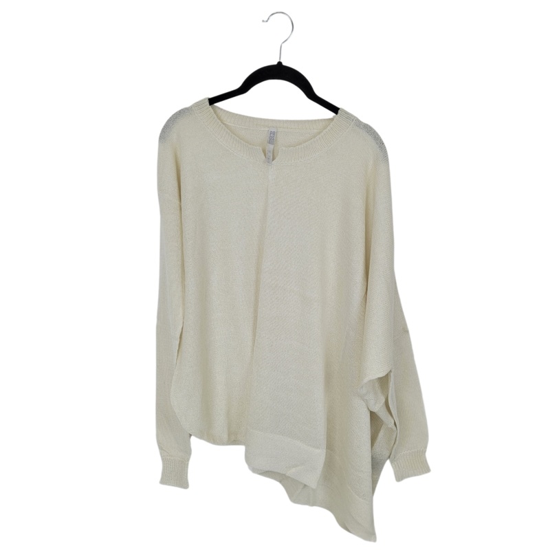 Off White Oversized Asymmetrical Sweater – Size 6/8 Small (size 4/6)