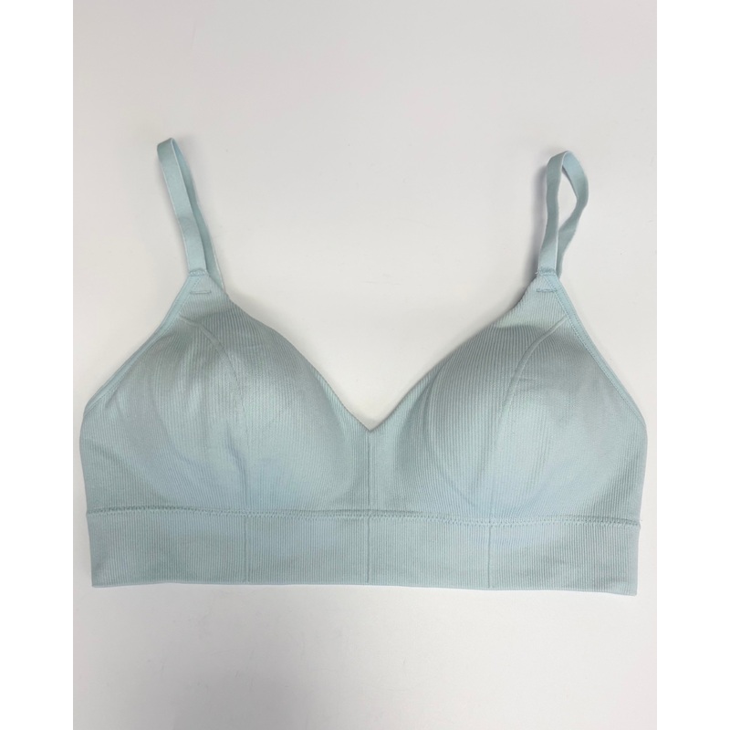 Starlight Blue V-Neck Sports Bra – Small