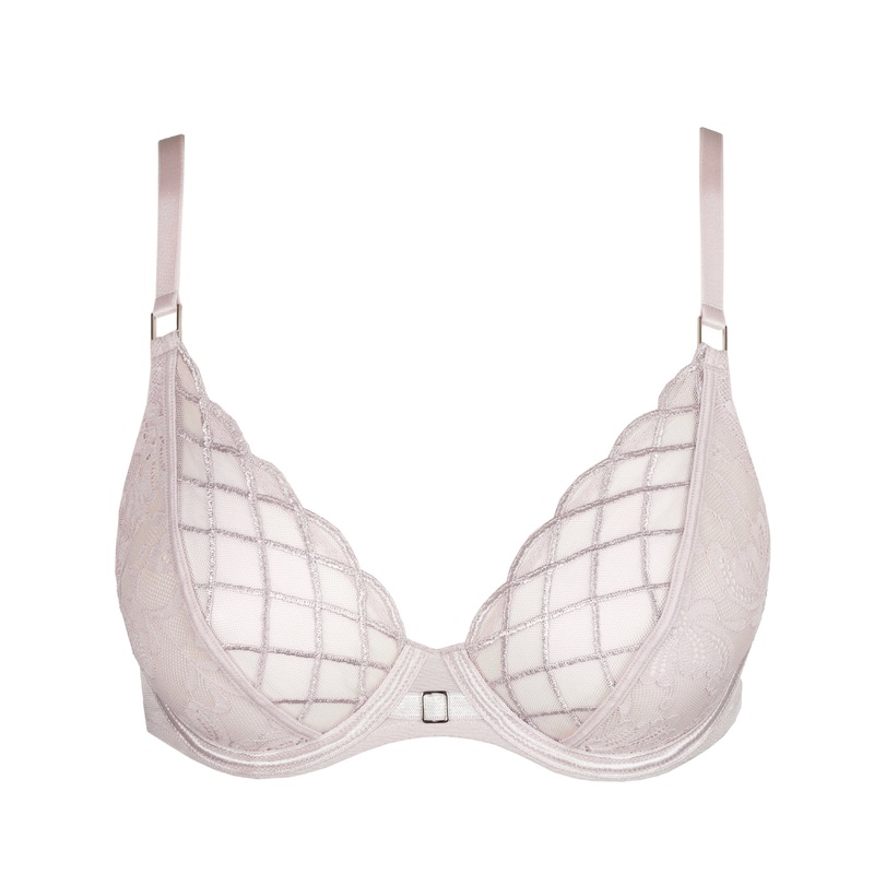 Aven Marble Plunge Bra Marble 32B