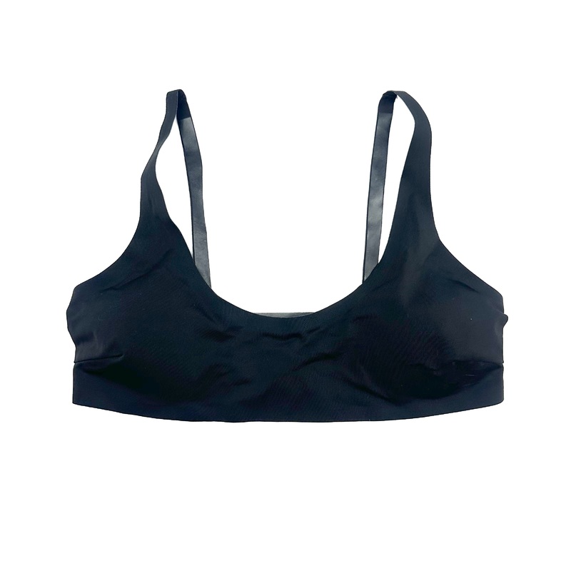 Black Scoop Neck Bikini Top – Extra Small – 4X Extra Small (Size 0)
