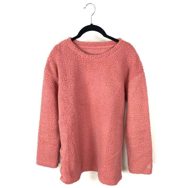 Pink Sherpa Crew Neck – Size 2/4 Extra Small (size 2-4)