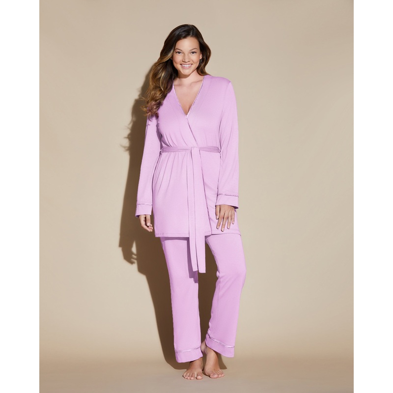 Pyjama 3 Pices Curvy Avec Peignoir Neela Flower/Neela Flower S
