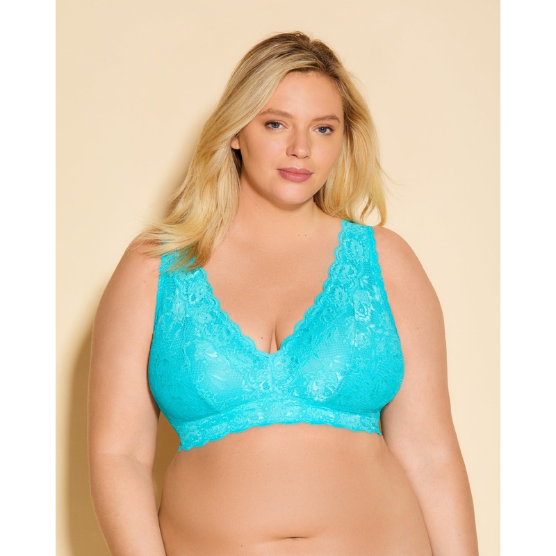 Ultra Curvy Plungie Longline Bralette Andaman Sea XS