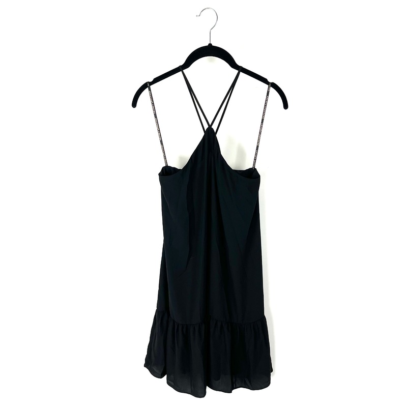 Black Criss Cross Short Dress – Size 4/6