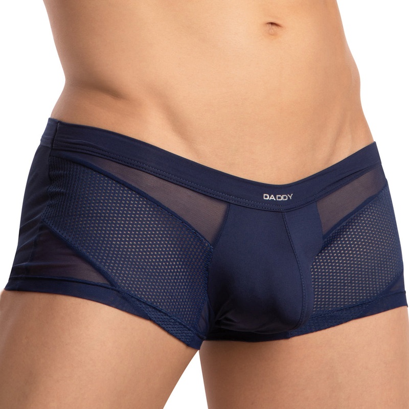 Daddy DDG017 Breathable Mesh Boxer Trunk Small Black