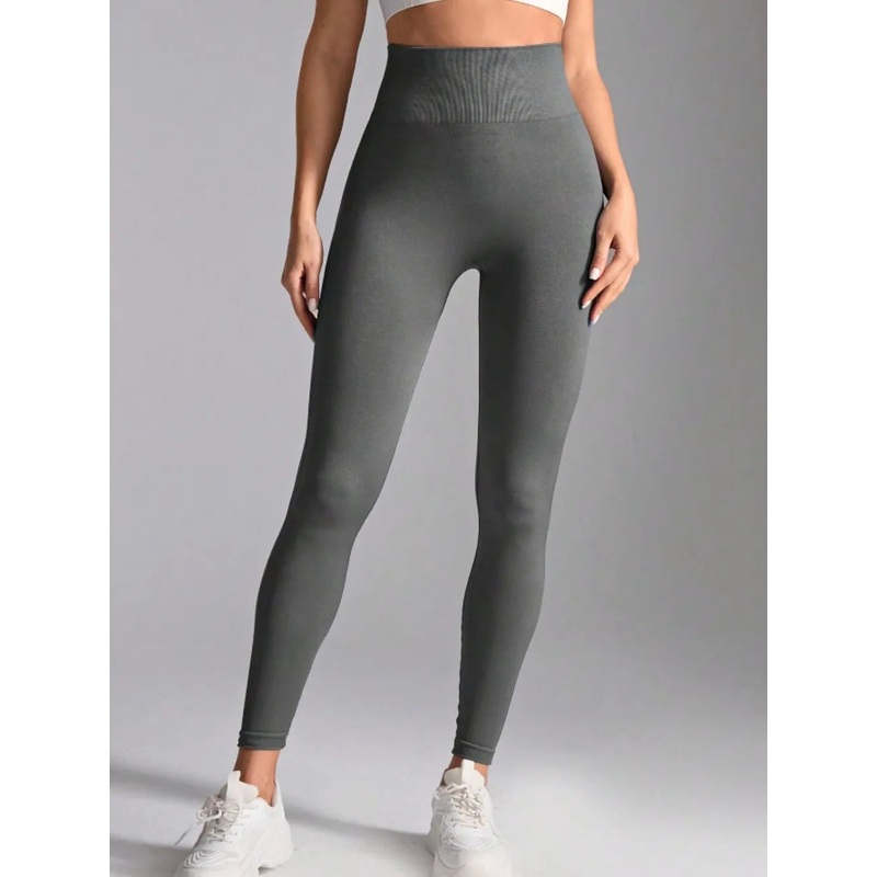 High Waist Active Leggings Gray S
