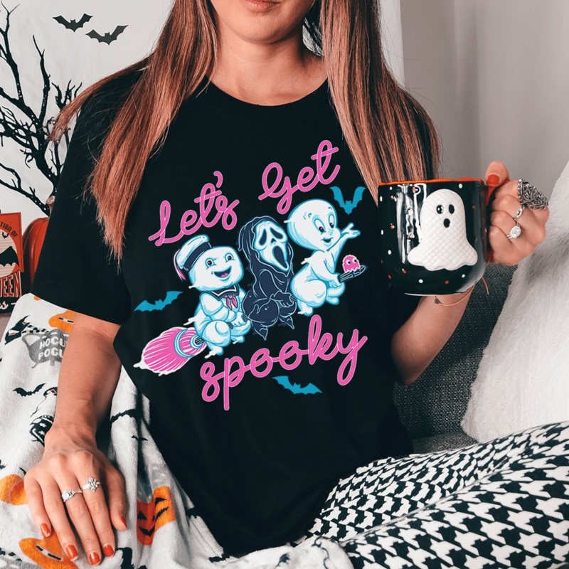 Let’s Get Spooky Tee Black S