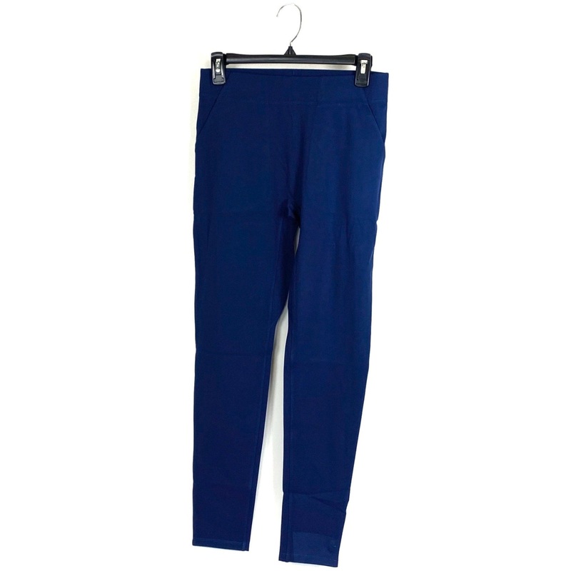 Navy Blue Leggings with Pockets – Small