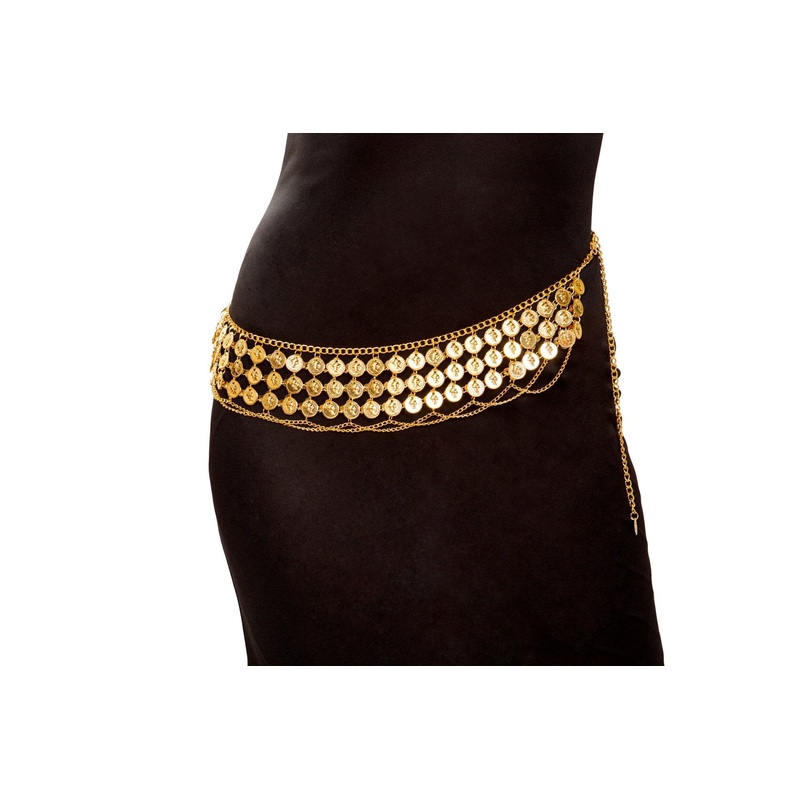 Belly Dancer Coin Wrap One Size Gold