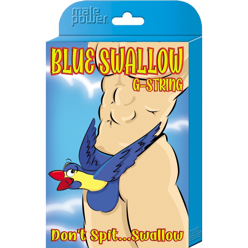 Blue Swallow G-String – One Size – Blue