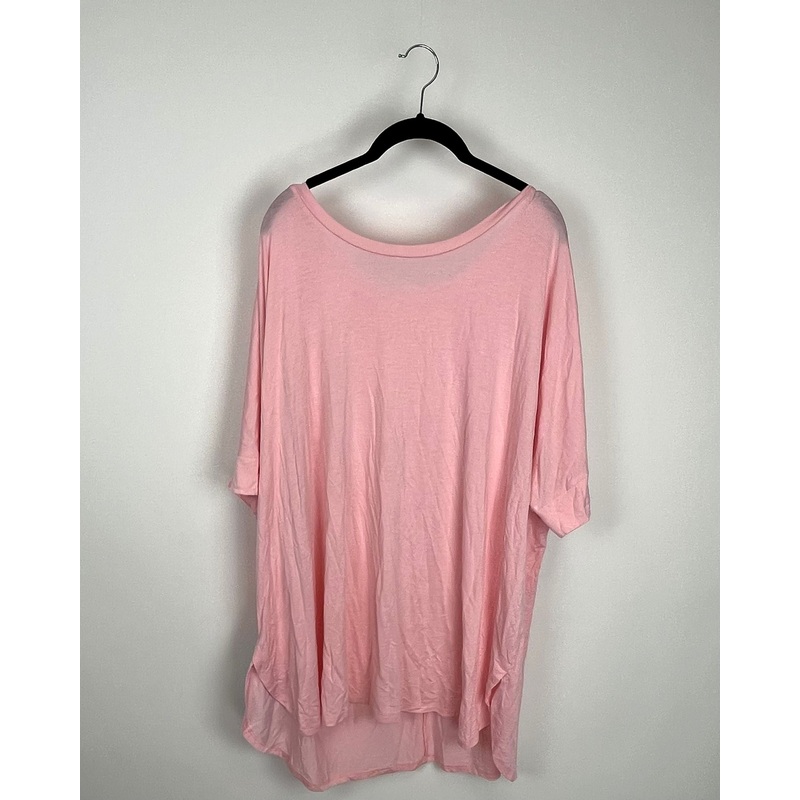 Pink Short Sleeve Pajama Top – Size 2X
