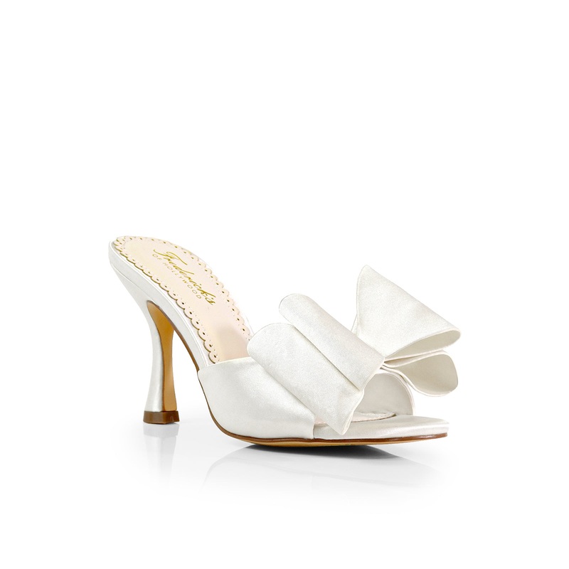 Nana Heel Sandal Ivory 5.5