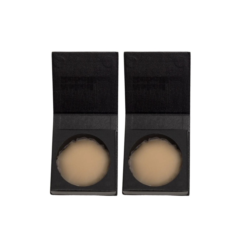 Reusable Nipple Stickies: 2-Pack Set Almond