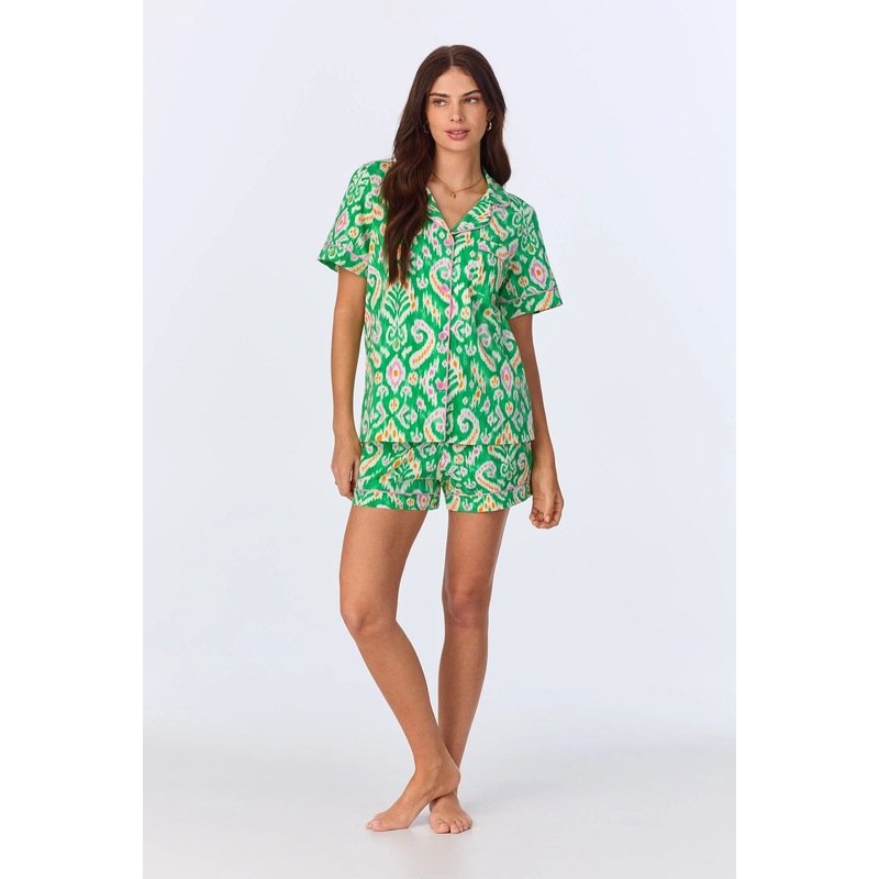 Bedhead Shortsleeve Shorty PJ Set XSmall Surfside Snoopy