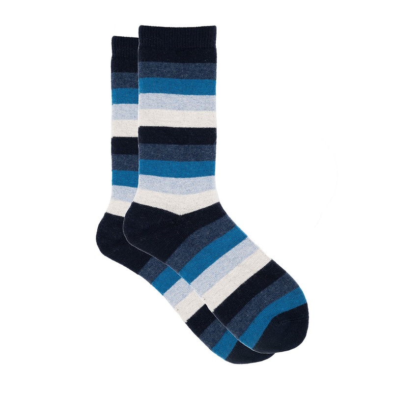 Ava Midnight Cashmere Socks Midnight One Size