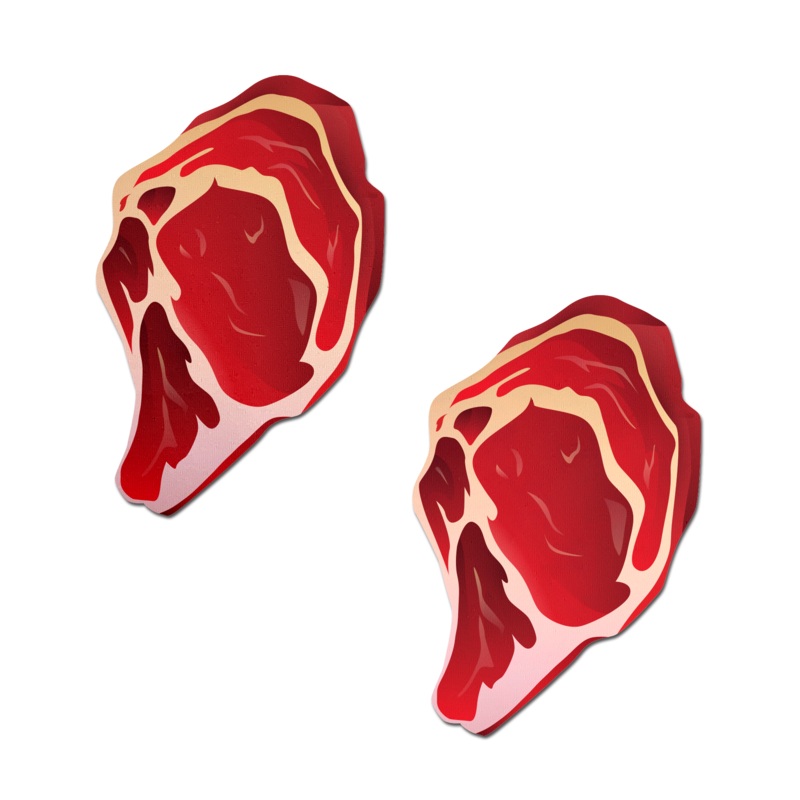 Steak Nipple Pasties by Pastease