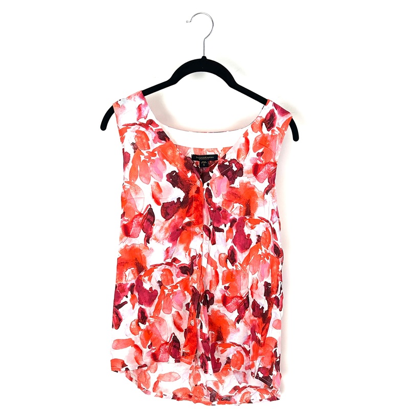 Pink And Orange Floral Sleepwear Set – Small