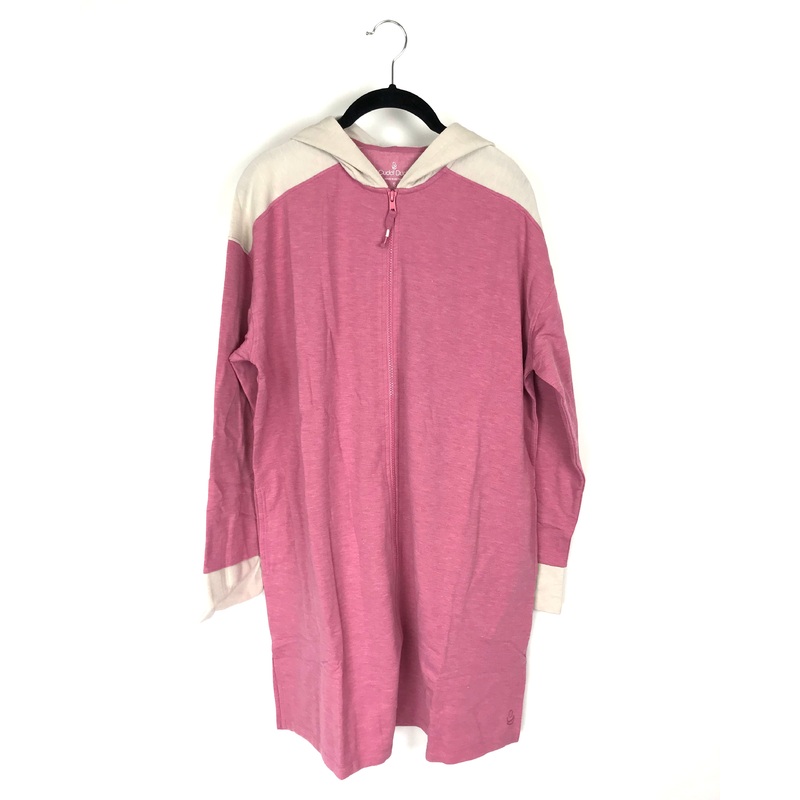 Pink And Tan Zip Up Jacket – Size 6/8